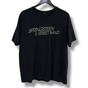 Bruce Springsteen & E Street Band Double Sided Graphic T Shirt Black XL (24x31)